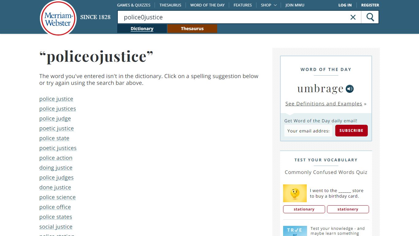 Police justice Definition & Meaning - Merriam-Webster