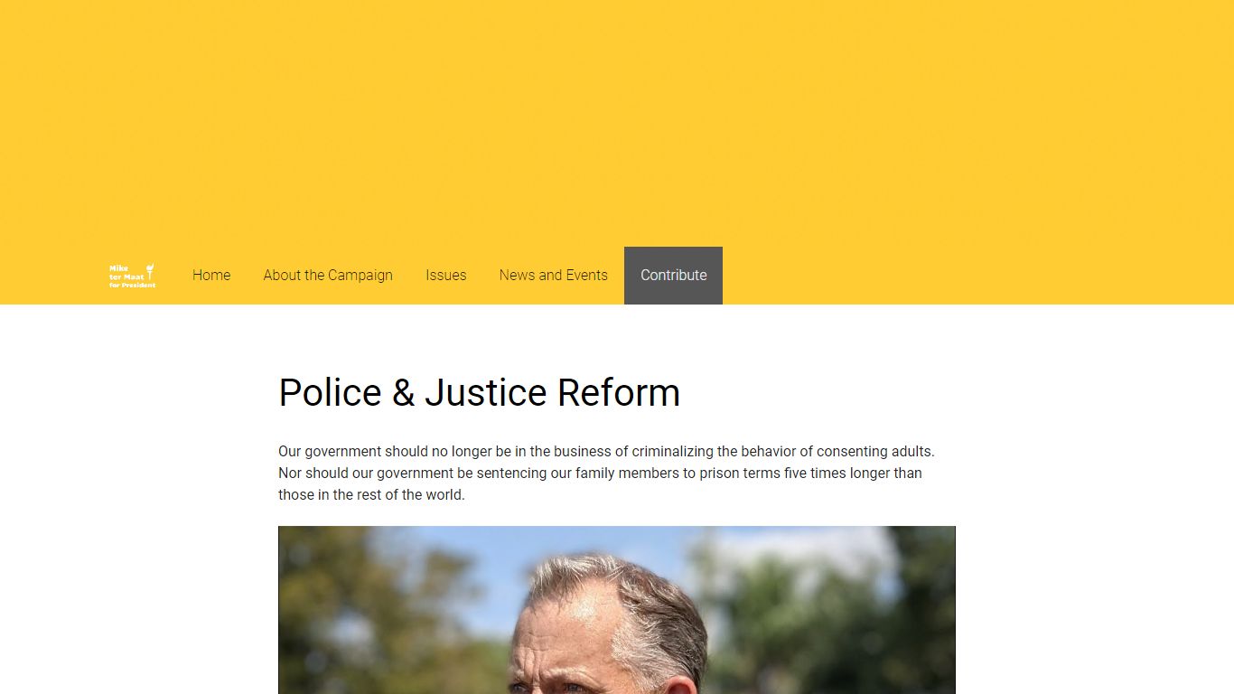Police & Justice Reform - Mike ter Maat
